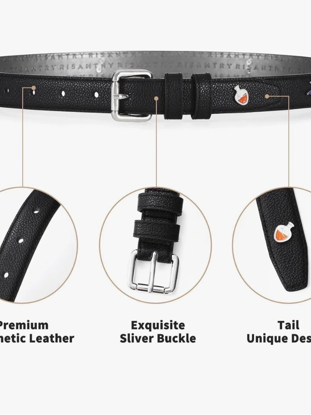 Black belt with Halloween Accessories gift box, Sm 26